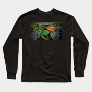 Little Orange Mushroom Long Sleeve T-Shirt